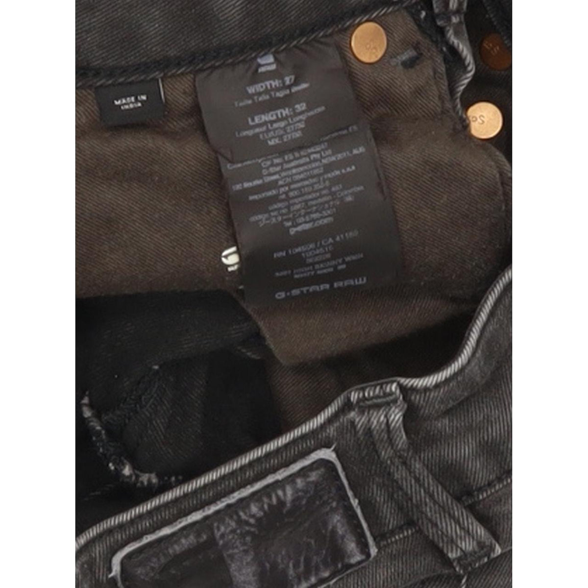 G-Star 3301 High Women Charcoal Skinny Stretch Jeans W27 L31