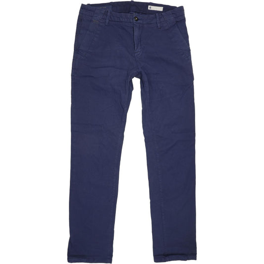 G-Star Bronson Women Navy Tapered Loose Chino Stretch Jeans W31 L32