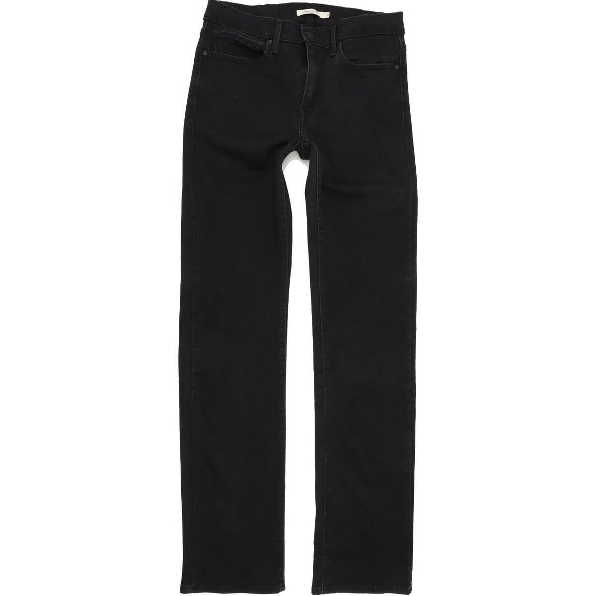 Levi's Slimming Women Black Straight Regular Stretch Jeans W30 L34