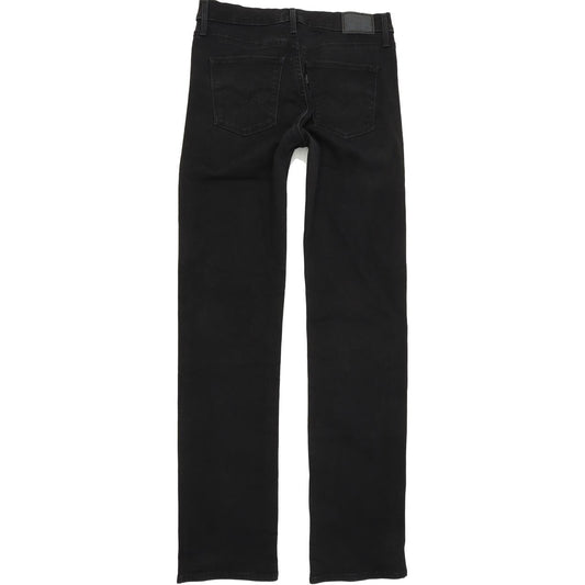 Levi's Slimming Women Black Straight Regular Stretch Jeans W30 L34