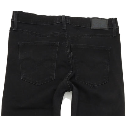 Levi's Slimming Women Black Straight Regular Stretch Jeans W30 L34