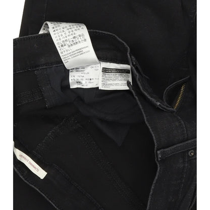 Levi's Slimming Women Black Straight Regular Stretch Jeans W30 L34