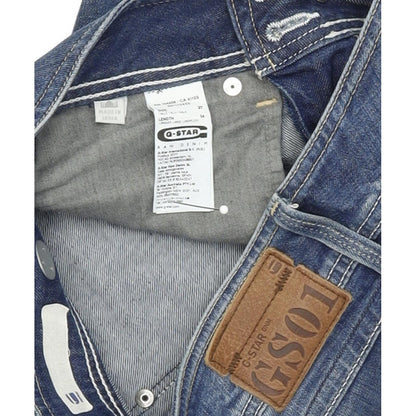 G-Star Ford Women Blue Straight Regular Stretch Jeans W27 L34