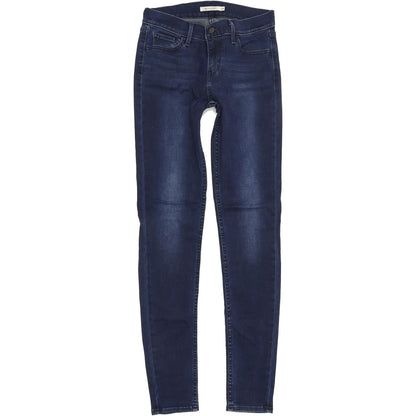 Levi's 710 Super Women Blue Skinny Slim Stretch Jeans W28 L32