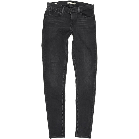 Levi's 710 Super  Women Blue Skinny Slim Stretch Jeans W30 L32