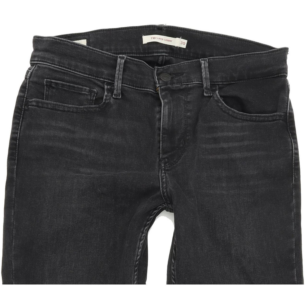 Levi's 710 Super  Women Blue Skinny Slim Stretch Jeans W30 L32