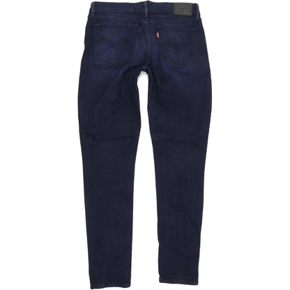 Levi's 711 Women Blue Skinny Slim Stretch Jeans W30 L32