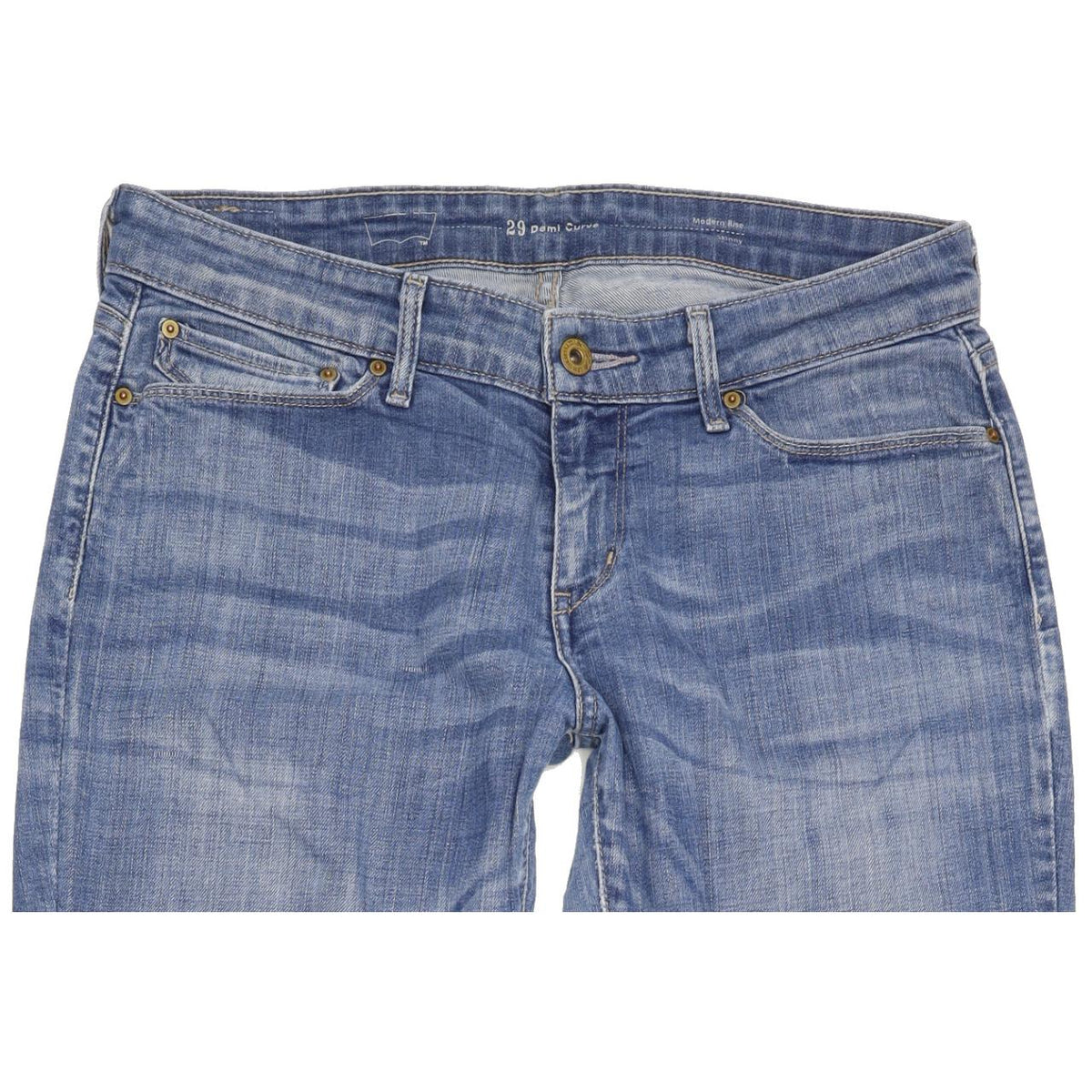 Levi's Demi Curve Women Blue Skinny Slim Stretch Jeans W29 L33