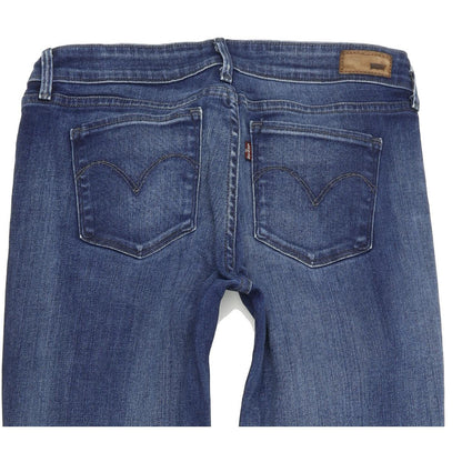 Levi's Demi Curve Women Blue Skinny Slim Stretch Jeans W28 L30