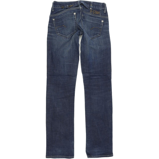 G-Star Midge Women Blue Straight Regular Stretch Jeans W26 L32