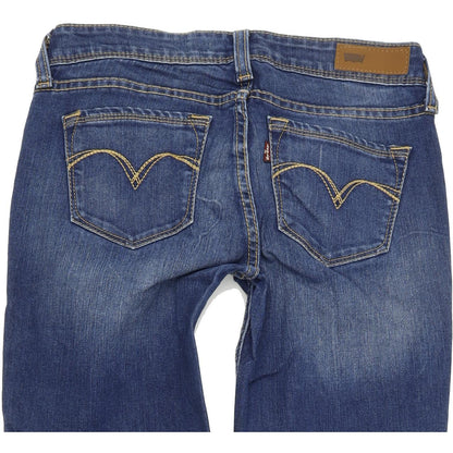 Levi's Demi Curve Women Blue Skinny Slim Stretch Jeans W26 L31