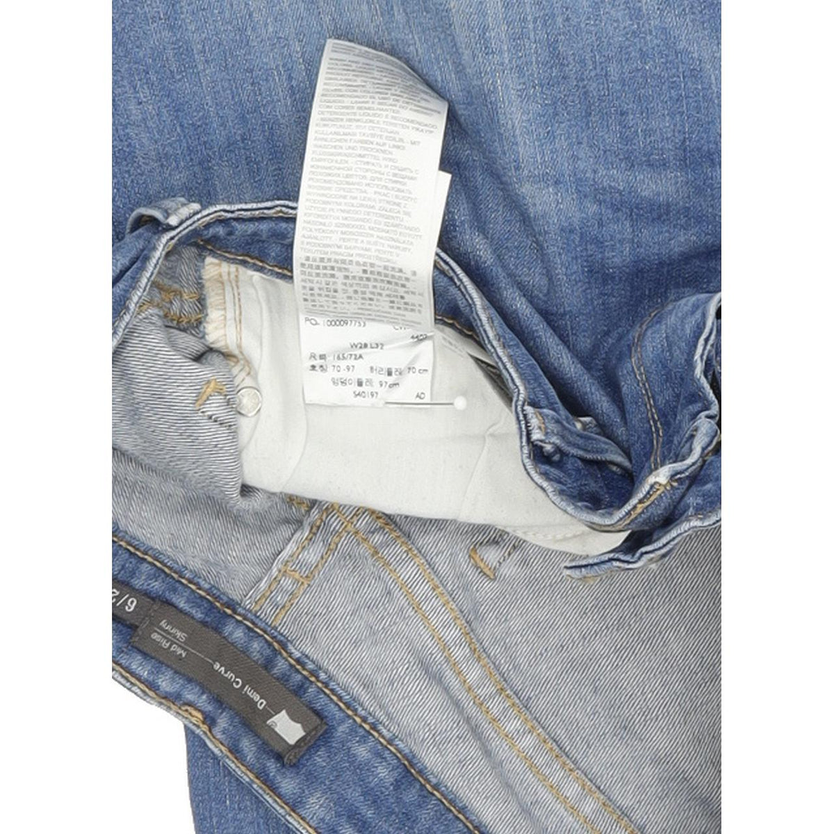 Levi's Demi Curve Women Blue Skinny Slim Stretch Jeans W28 L32