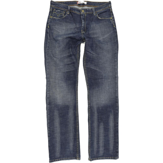 Levi's 627 Women Blue Straight Regular Stretch Jeans W32 L32