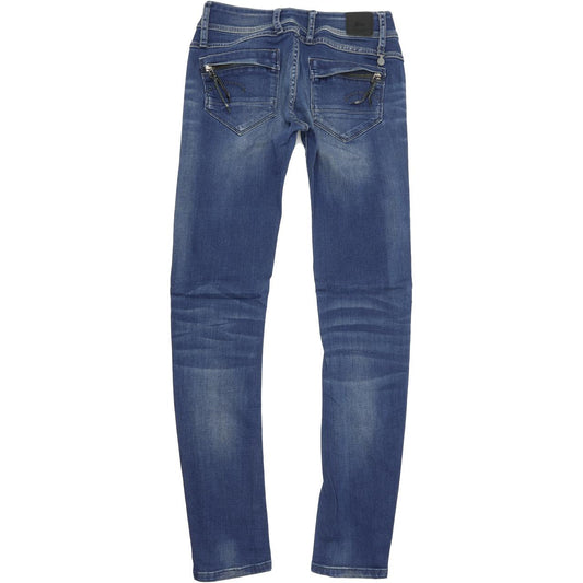 G-Star Women Blue Tapered Regular Stretch Jeans W26 L32