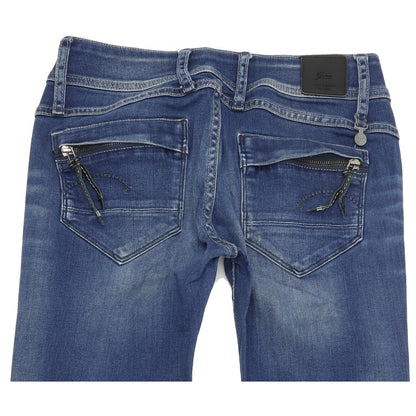 G-Star Women Blue Tapered Regular Stretch Jeans W26 L32