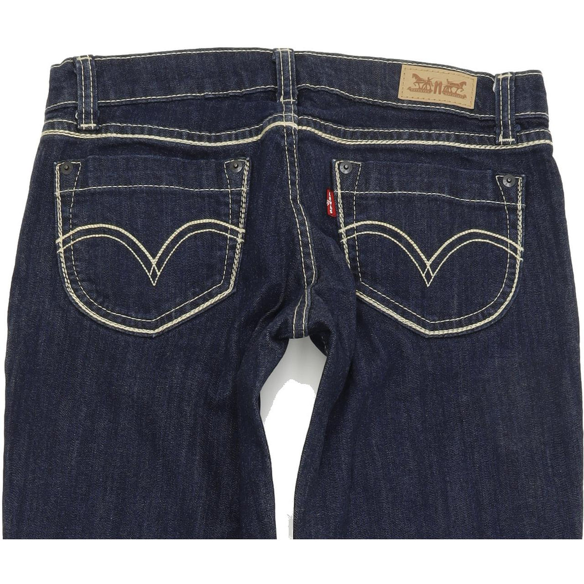 Levi's 524 too Superlow Women Blue Skinny Slim Stretch Jeans W27 L32