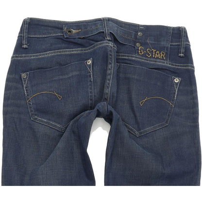 G-Star Midge Women Blue Straight Regular Stretch Jeans W27 L32