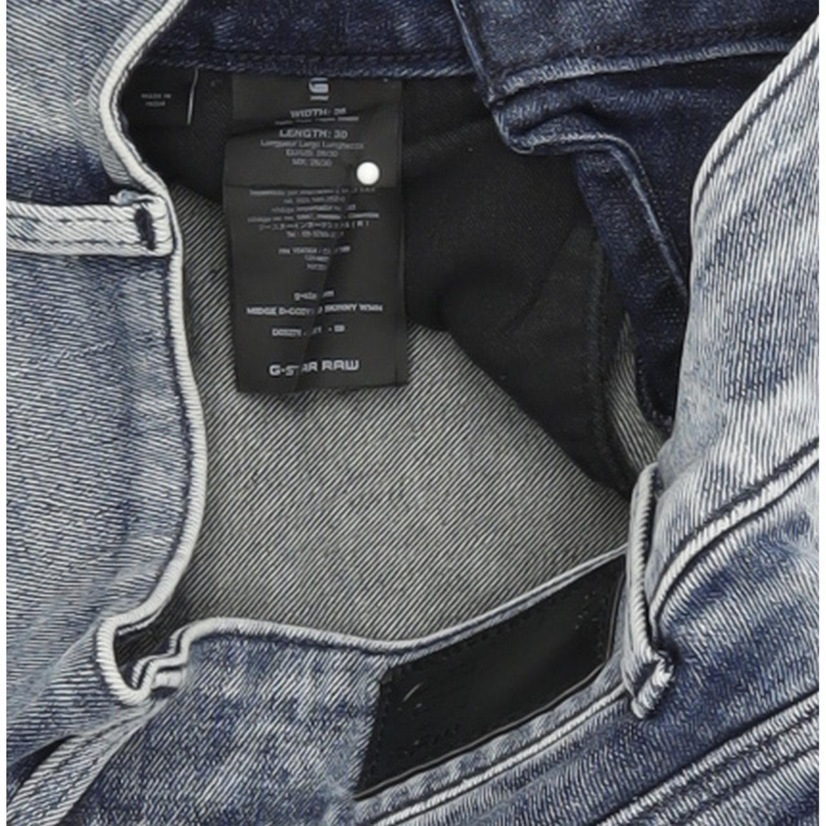 G-Star Midge D-Cody Women Blue Skinny Slim Stretch Jeans W26 L29