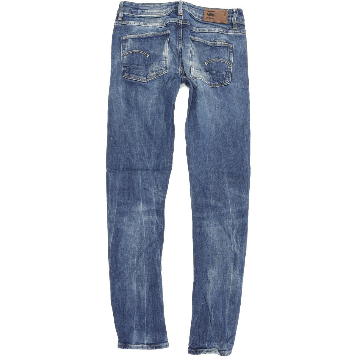 G-Star 3301 Women Blue Skinny Slim Stretch Jeans W26 L30
