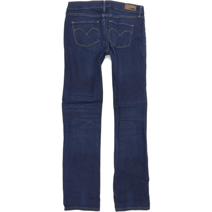 Levi's Slight Curve Women Blue Straight Regular Stretch Jeans W26 L30