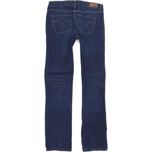 Levi's Slight Curve Women Blue Straight Regular Stretch Jeans W26 L30