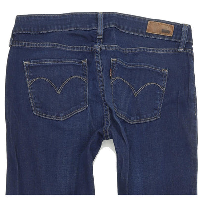 Levi's Slight Curve Women Blue Straight Regular Stretch Jeans W26 L30