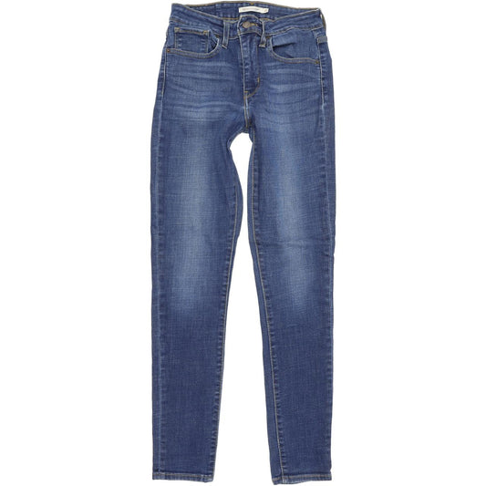 Levi's 721 High Rise Women Blue Skinny Slim Stretch Jeans W27 L30