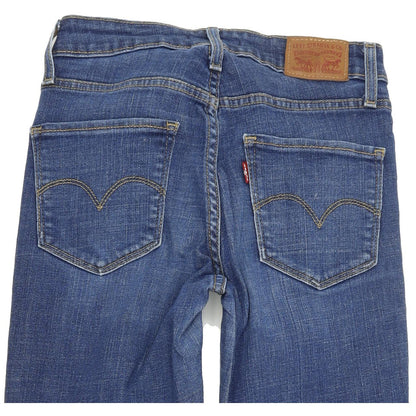Levi's 721 High Rise Women Blue Skinny Slim Stretch Jeans W27 L30