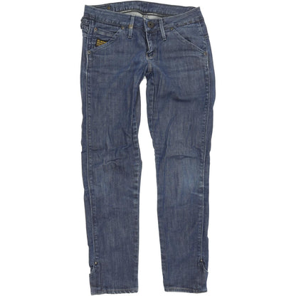 G-Star Medin Women Blue Skinny Slim Capri Stretch Jeans W26 L26