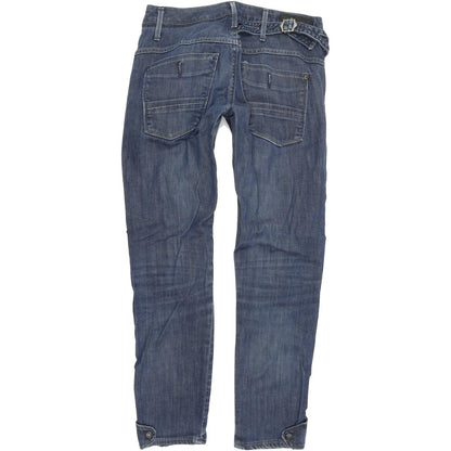 G-Star Medin Women Blue Skinny Slim Capri Stretch Jeans W26 L26