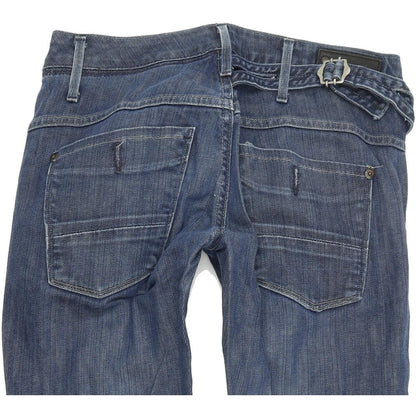 G-Star Medin Women Blue Skinny Slim Capri Stretch Jeans W26 L26