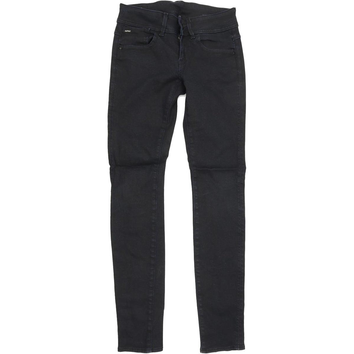 G-Star Lynn Mid Women Blue Skinny Slim Stretch Jeans W27 L32