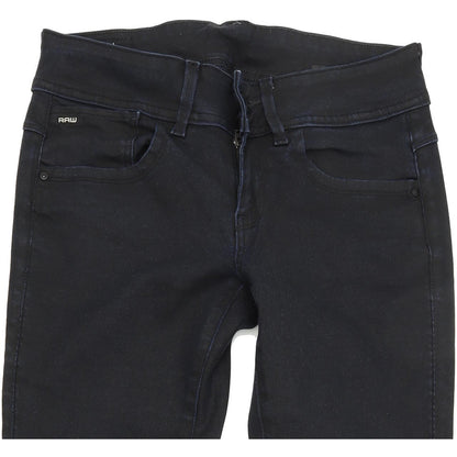 G-Star Lynn Mid Women Blue Skinny Slim Stretch Jeans W27 L32