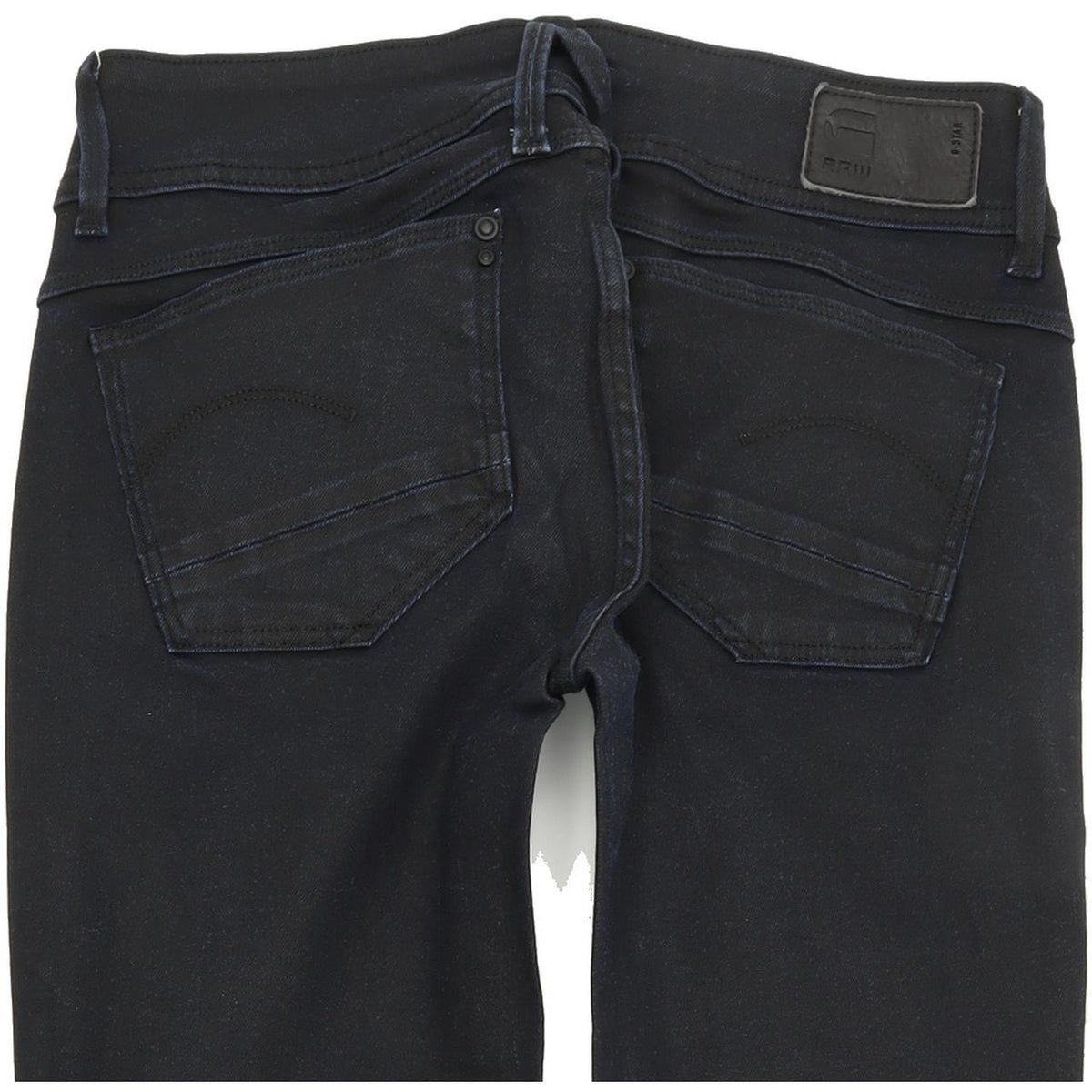 G-Star Lynn Mid Women Blue Skinny Slim Stretch Jeans W27 L32