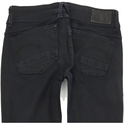 G-Star Lynn Mid Women Blue Skinny Slim Stretch Jeans W27 L32