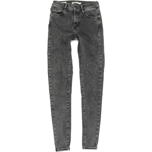 Levi's 720 Super Women Grey Skinny Slim Stretch Jeans W25 L30