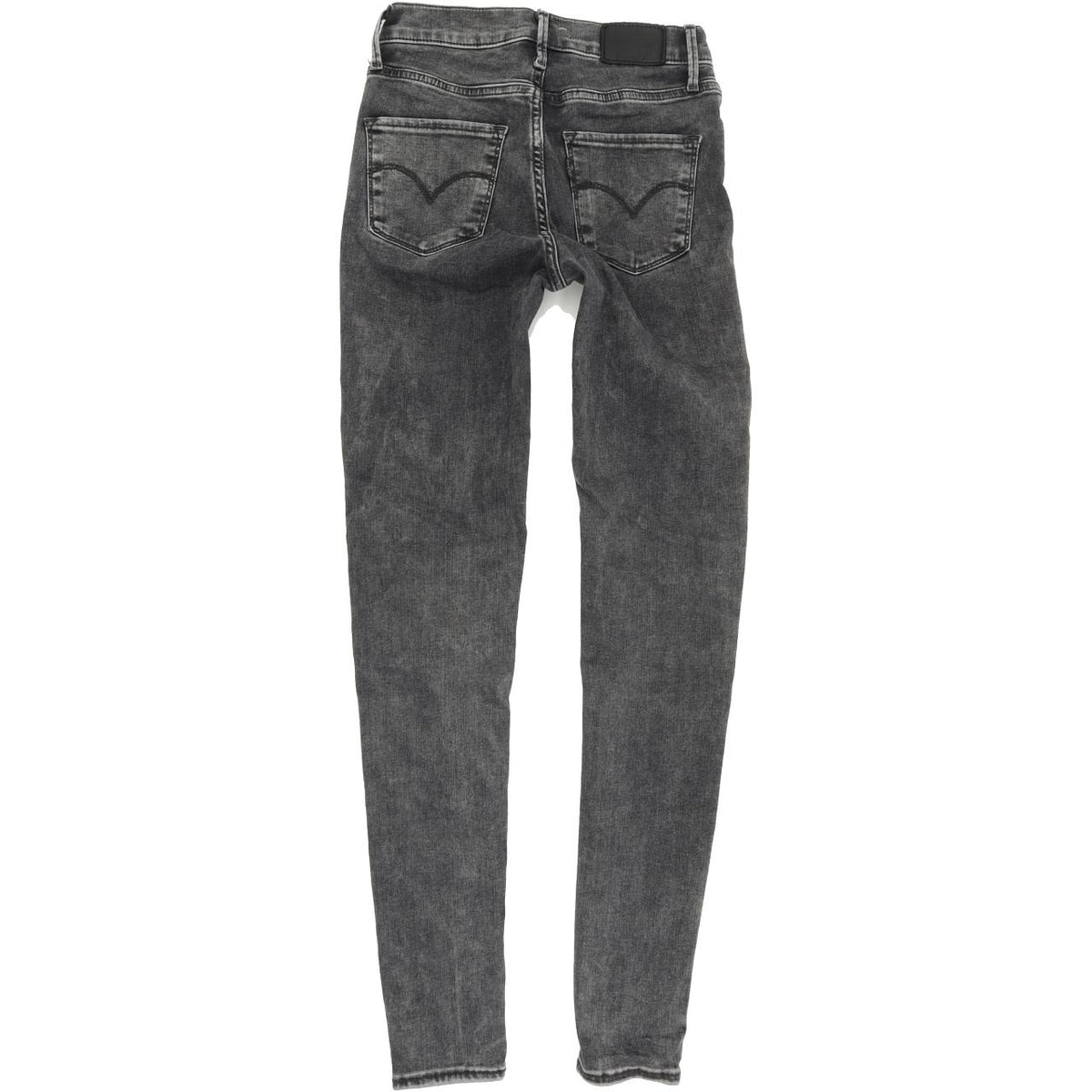 Levi's 720 Super Women Grey Skinny Slim Stretch Jeans W25 L30