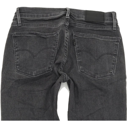 Levi's 710 Women Charcoal Skinny Slim Stretch Jeans W26 L30