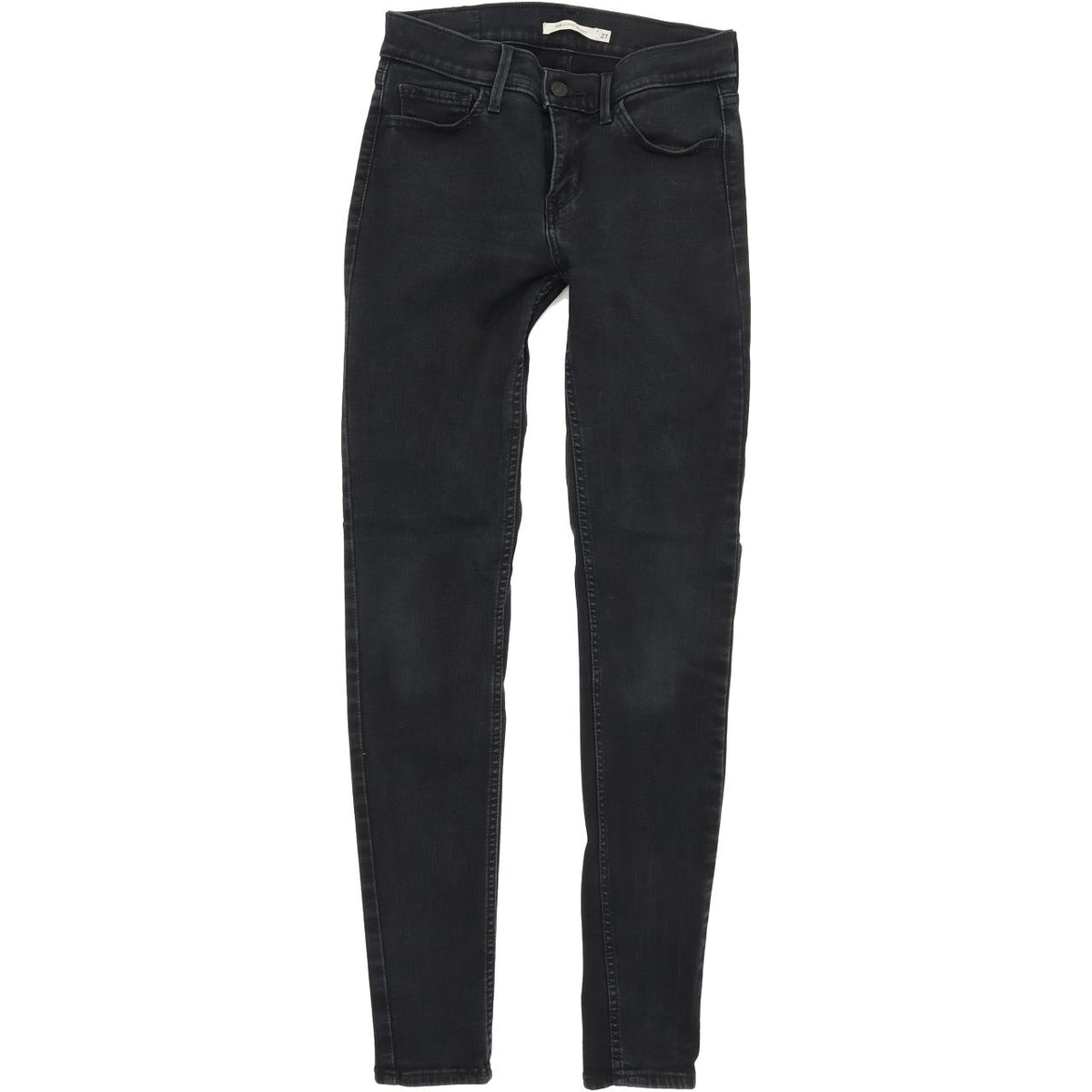 Levi's 710 Women Black Skinny Slim Stretch Jeans W27 L30