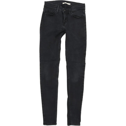 Levi's 710 Women Black Skinny Slim Stretch Jeans W27 L30