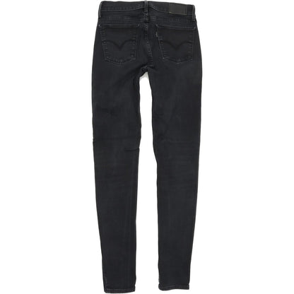 Levi's 710 Women Black Skinny Slim Stretch Jeans W27 L30