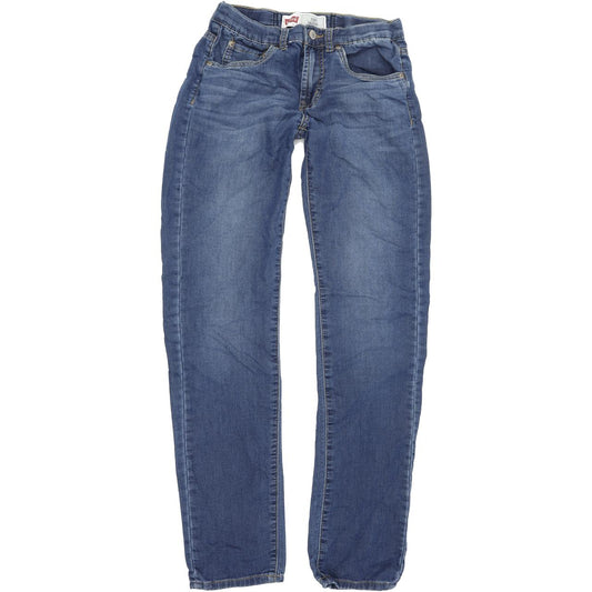 Levi's 510 Kids Women Blue Skinny Slim Stretch Jeans W27 L32