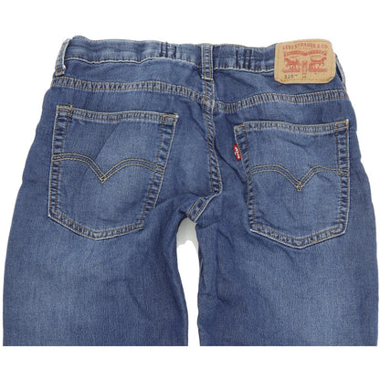 Levi's 510 Kids Women Blue Skinny Slim Stretch Jeans W27 L32