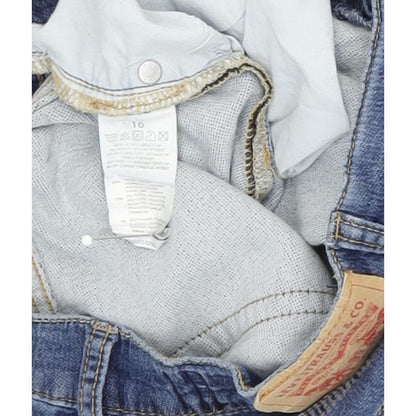 Levi's 510 Kids Women Blue Skinny Slim Stretch Jeans W27 L32
