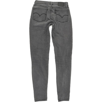 Levi's 710 Super Women Grey Skinny Slim Stretch Jeans W29 L32