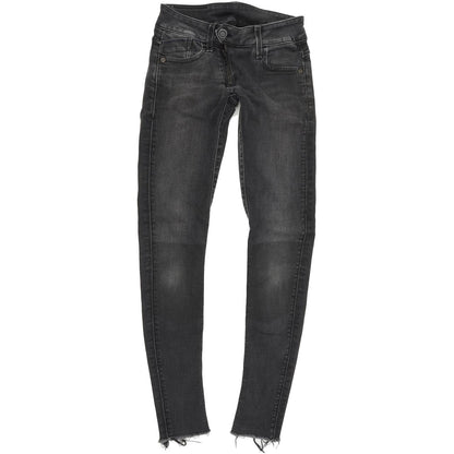 G-Star Lynn Zip Shablon Women Grey Skinny Slim Stretch Jeans W25 L30