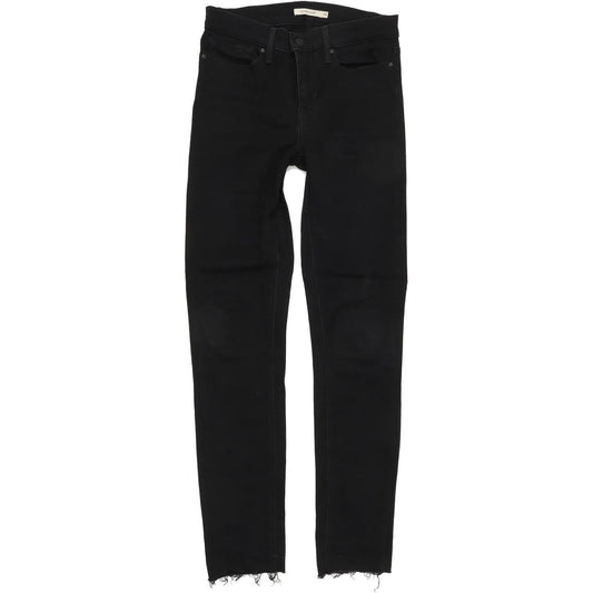 Levi's Slimming  Women Black Skinny Slim Stretch Jeans W28 L30