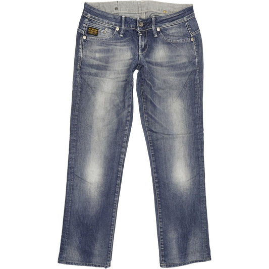 G-Star Midge Women Blue Straight Slim Stretch Jeans W29 L29