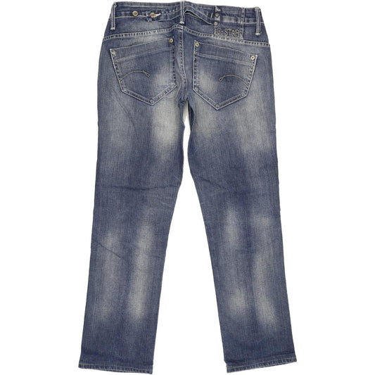 G-Star Midge Women Blue Straight Slim Stretch Jeans W29 L29