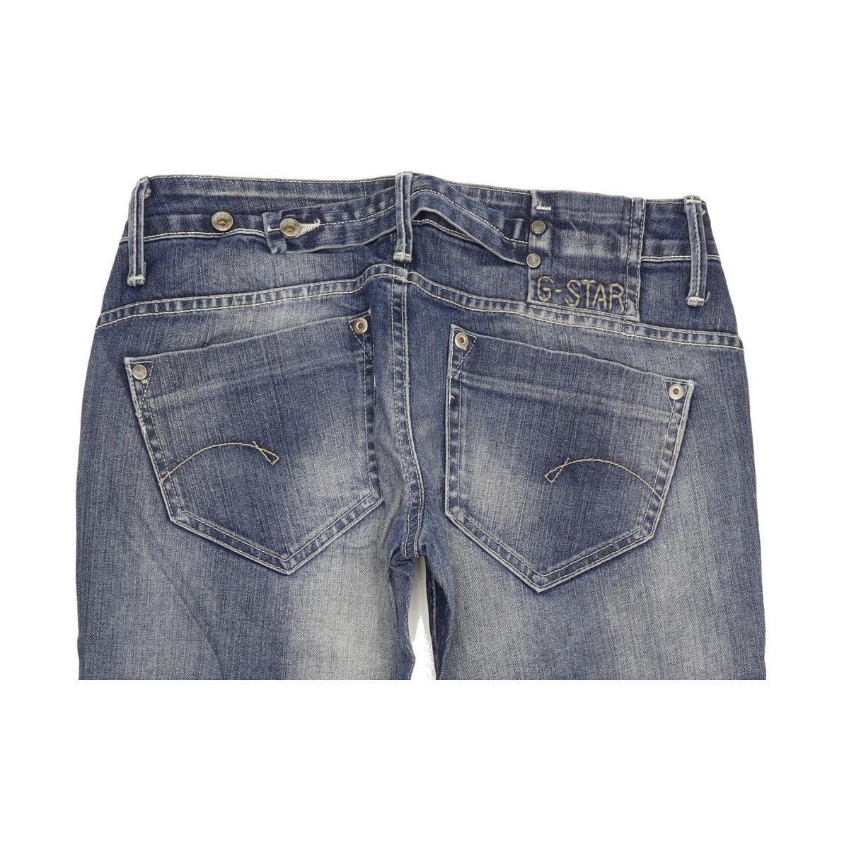G-Star Midge Women Blue Straight Slim Stretch Jeans W29 L29